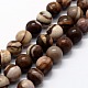 Natural Zebra Jasper Beads Strands&nbsp;G-I199-10-8mm-1