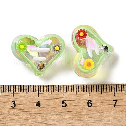 Valentine's Day Transparent Acrylic Beads&nbsp;ACRC-H001-02G