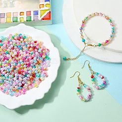 115G Gradient Color Acrylic Imitation Pearl Beads&nbsp;OACR-SZ0001-48
