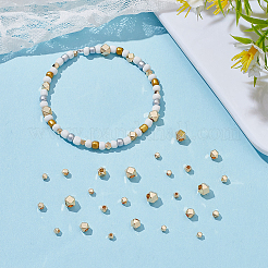 100Pcs 4 Styles Brass Spacer Beads&nbsp;KK-WR0001-52