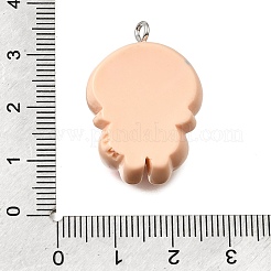 Opaque Resin Pendants&nbsp;RE-CBA5719-02P