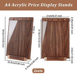A4 Acrylic Price Display Stands&nbsp;ODIS-WH0086-718
