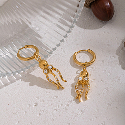 Octopus Stainless Steel Hoop Earrings&nbsp;GM3058