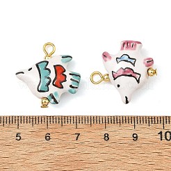 Handmade Porcelain Pendants&nbsp;PALLOY-JF06067-02