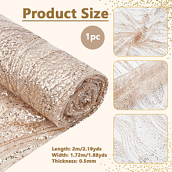 Polyester Paillette Fabric&nbsp;AJEW-WH0481-581B