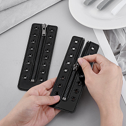 2Pcs PU Zipper Accessories&nbsp;FIND-PH0028-27B