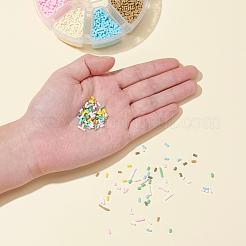 8000Pcs 8 Colors Handmade Polymer Clay Sprinkle Beads&nbsp;CLAY-YW0001-13B