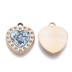 UV Plating Acrylic Pendant Rhinestone Settings&nbsp;PACR-R245-12