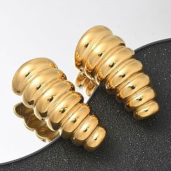 304 Stainless Steel Stud Earrings&nbsp;LS-EJEW-M069-01G