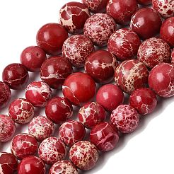 Natural Imperial Jasper Graduated Beads Strands&nbsp;G-A323-C03-01B