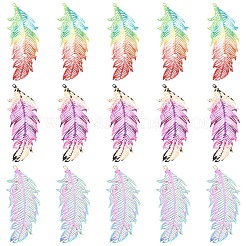 10Pcs Spray Painted 430 Stainless Steel Pendants&nbsp;STAS-YW0002-92A