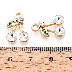 Alloy Rhinestone Pendants&nbsp;ENAM-S119-025C