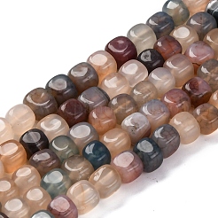 Natural Dragon Veins Agate Beads Strands&nbsp;G-G177-E13-01