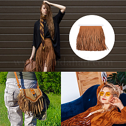 2M PU Imitation Leather Tassel Lace Trims&nbsp;SRIB-FH0001-05