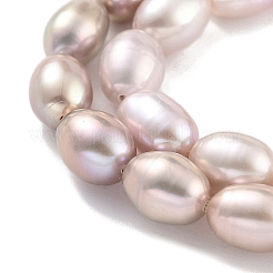 Natural Cultured Freshwater Pearl Beads Strands&nbsp;PEAR-P062-10E