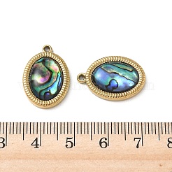 Natural Paua Shell Pendants&nbsp;STAS-G397-08G-02