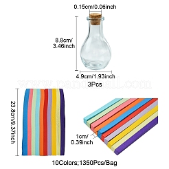 3Pcs Glass Bottle for Bead Containers&nbsp;AJEW-FS0008-16A