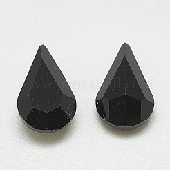 Pointed Back Glass Rhinestone Cabochons&nbsp;RGLA-T082-6x10mm-02