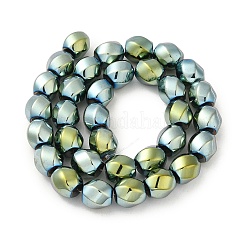 Electroplated Non-Magnetic Synthetic Hematite Beads Strands&nbsp;G-P518-05E