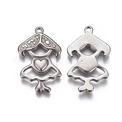 Tarnish Resistant 304 Stainless Steel Pendants&nbsp;LS-STAS-F207-17P