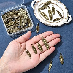 60Pcs Tibetan Style Alloy Pendants&nbsp;TIBEP-FS0001-19