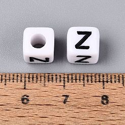 Opaque Acrylic Beads&nbsp;SACR-N020-04A-Z