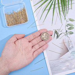 300Pcs 304 Stainless Steel Flat Head Pins&nbsp;STAS-ME0003-70