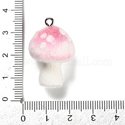 Flocky Opaque Resin Pendants&nbsp;LS-RESI-C064-02
