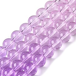 Baking Paint Transparent Glass Beads&nbsp;X-DGLA-M001-8mm-01