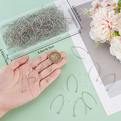 200Pcs 316 Surgical Stainless Steel Earring Hooks&nbsp;STAS-BBC0006-25
