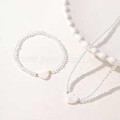 Glass Beaded Stretch Bracelets & Beaded Necklaces&nbsp;SS0956-3