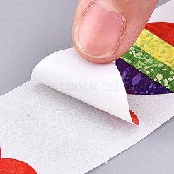 Heart Shaped Stickers Roll&nbsp;LS-DIY-K027-A04