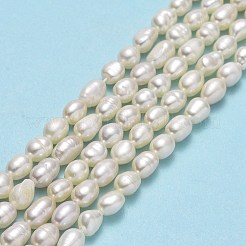 Natural Cultured Freshwater Pearl Beads Strands&nbsp;PEAR-J006-10F-01