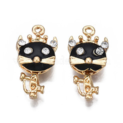 Rack Plating Alloy Enamel Pendants&nbsp;ENAM-T011-143A