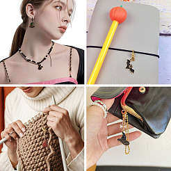 7Pcs 7 Styles DIY Alloy Enamel Pendant Decorations Making Kits&nbsp;FIND-TA0009-03