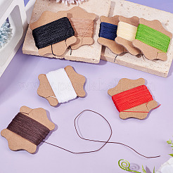 8 Cards 8 Colors Waxed Nylon Cord&nbsp;YC-TA0001-16