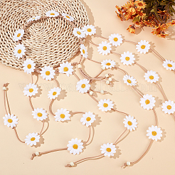 2Pcs 2 Styles Cloth Flower Hippie Headband Floral Crown&nbsp;OHAR-CP0001-18A