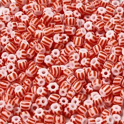 6/0 Opaque Colours Seep Glass Seed Beads&nbsp;X-SEED-F003-04A-14