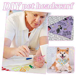 Acrylic Quilting Template for Pet Bandana&nbsp;DIY-WH0033-63A