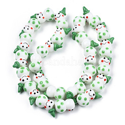 Handmade Lampwork Beads Strands&nbsp;LAMP-N021-43F