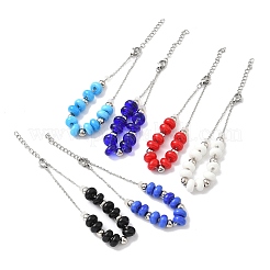304 Stainless Steel Cable Chain Bracelets&nbsp;BJEW-Z123-01P