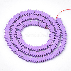 Spray Painted Non-magnetic Synthetic Hematite Beads Strands&nbsp;G-T116-13-09