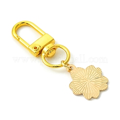 10Pcs 10 Colors Flower Alloy Enamel Pendant Decorations&nbsp;HJEW-JM02753