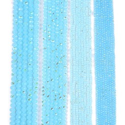 Electroplate Glass Beads Strands&nbsp;EGLA-A044-J3mm-L04