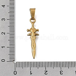 304 Stainless Steel Pendants&nbsp;STAS-G400-20G