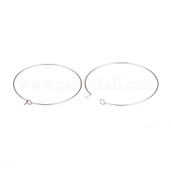 316L Surgical Stainless Steel Hoop Earring Findings&nbsp;STAS-G229-07P-04A