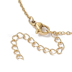 304 Stainless Steel Cable Chains Cable Necklaces&nbsp;NJEW-JN04714-02