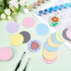 40Pcs 8 Colors Wood Pulp Sponges for Dishes&nbsp;AJEW-BC0010-41