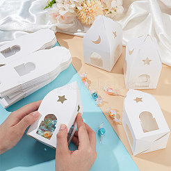 House Shaped Paper Gift Boxes with Visible Window&nbsp;CON-WH0088-90