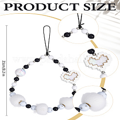1Pc Acrylic Mobile Straps&nbsp;HJEW-LP0002-06C